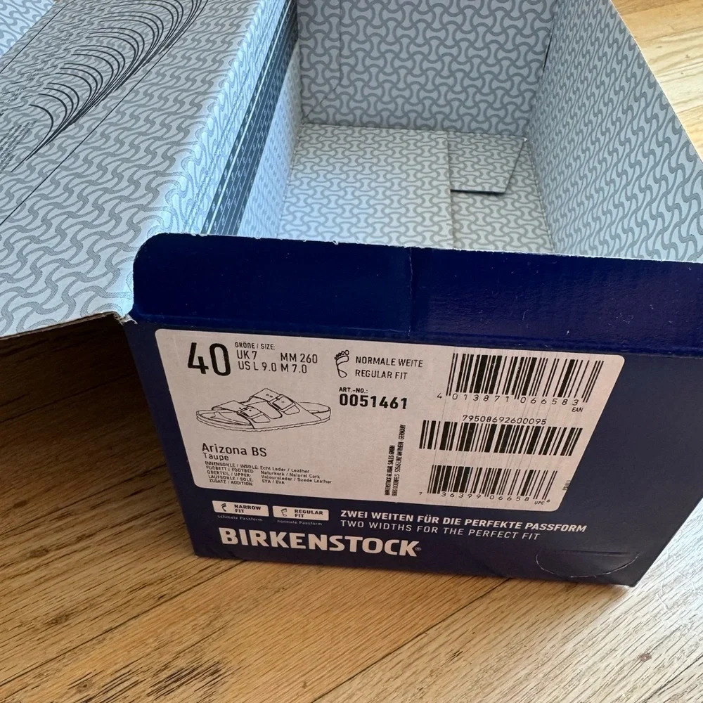 Birkenstock Arizona Suede EU 40 Regular Width - Picture 5 of 5